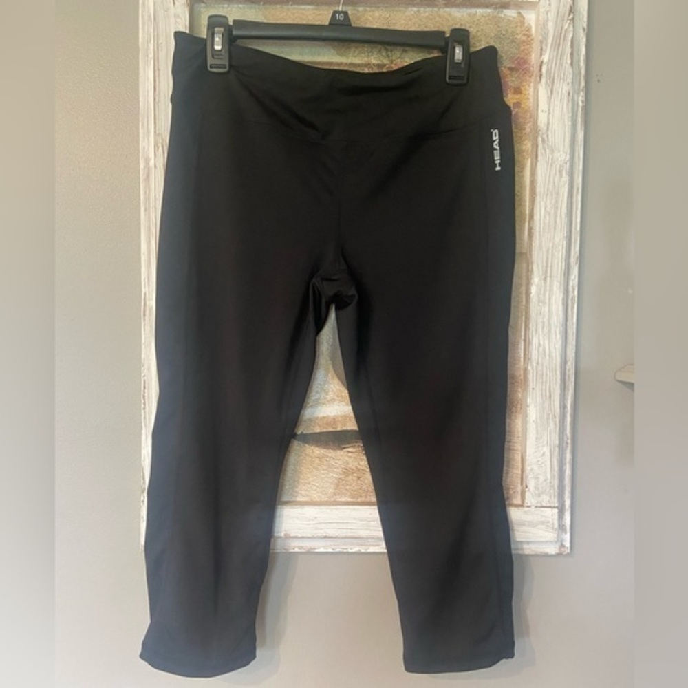 Head Women's Active Leggings Pants Capri Yoga Black Size Large